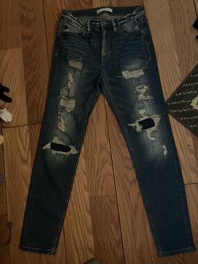 KanCan Blue Washed Skinny Jeans